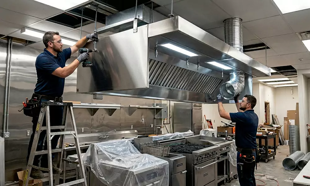 Commercial Hood Installation in Union City, NJ