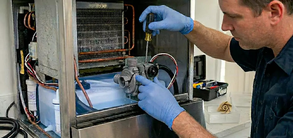 Commercial Ice Maker Water Pump Repair in Union City