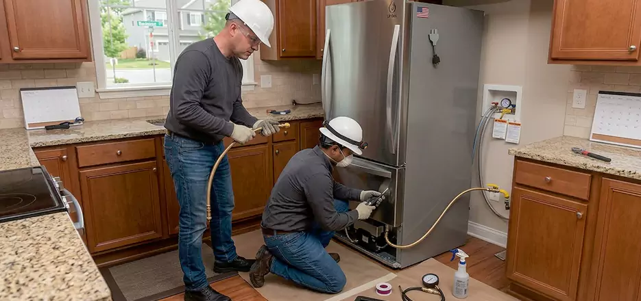 Propane Refrigerator Installation in Union City